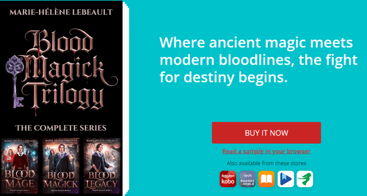 Blood Magick Trilogy - Where ancient magic meets modern bloodlines, the fight for destiny begins.